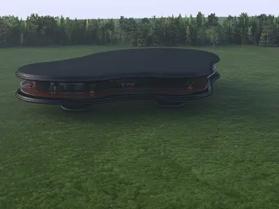 FuturisticHouse 3D model