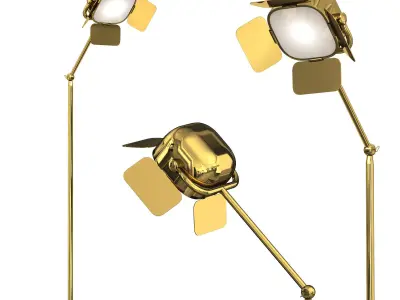 Flamingo Reading Lamp 3D model