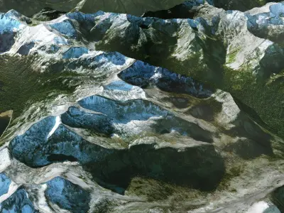 Trapper Mountain 3D model