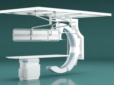 C-Arm X-Ray Machine 3D model