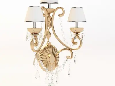 Ralph Lauren Adriana Triple Sconce 3D model