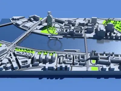 London 3D Map 3D model