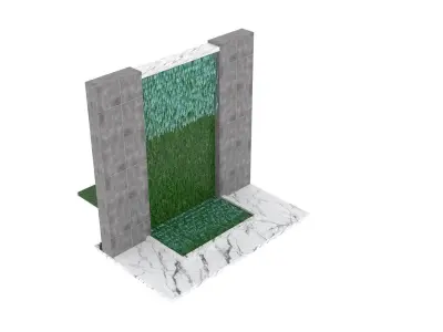 Home Waterfall 3D model