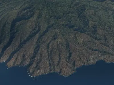 La Gomera Island 3D model