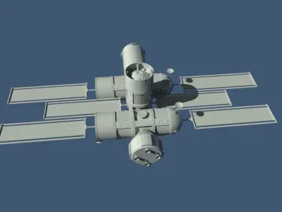 Space Hotel 3D model