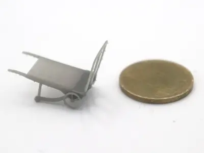 HO Wooden luggage cart train model  3D print model