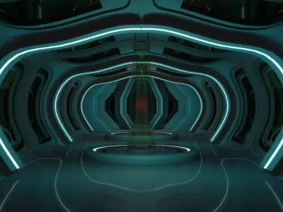 Sci Fi Room 3D model