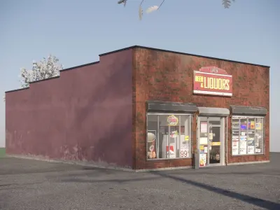 Liquor Store 3D model