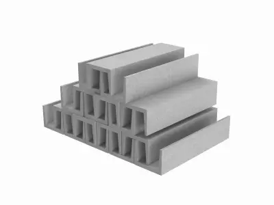 Concrete Trenches 3D model