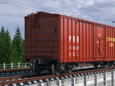  PRR X58B Cushioned Boxcar 