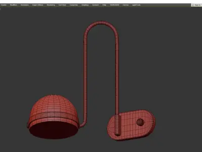 Bowee W1 Wall Sconce Low-poly 3D model