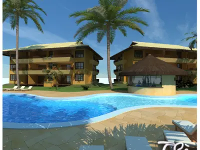 TROPICAL BUNGALOW RESORT 3D model