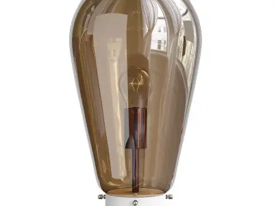 Bulb lamp Low-poly 3D model