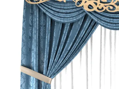 Curtain 3D model 28