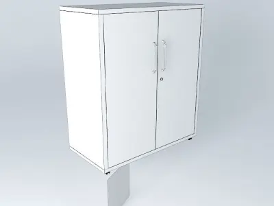 LATERAL CABINET SWING DOOR 900x450x1050mm Free 3D model