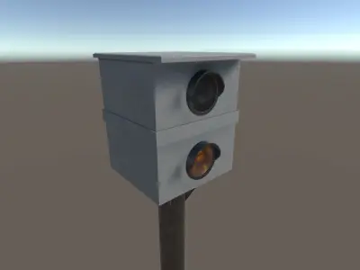 Speed Trap PBR Low-poly 3D model