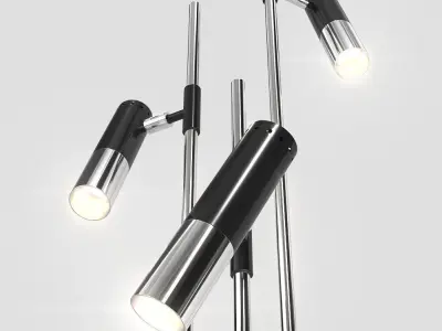 Delightfull IKE floor 3 lamps 3D model