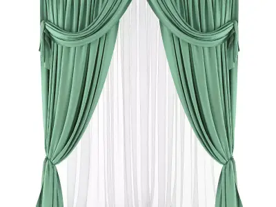 Curtain 3D model 32 3D model
