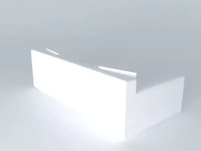 Sofa piece of furniture with light Free 3D model