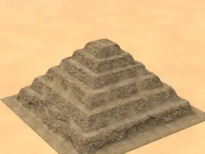 Step Pyramid of Djoser 3D print model