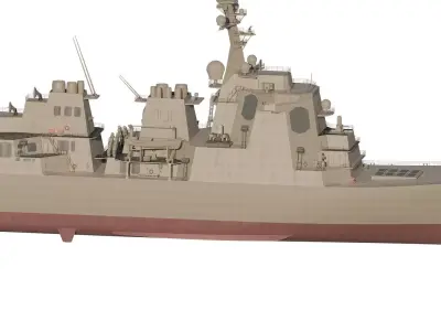 US NAVY USSN DESTROYER 3D model