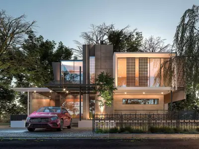  Exterior 001 Scene 3D model  3D model