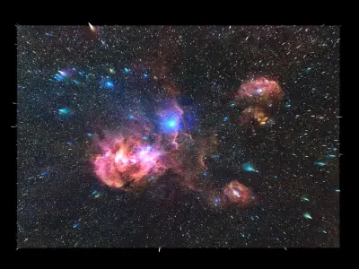 Running Chicken Nebula 3D model