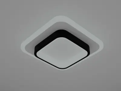 LED chandelier for room and corridor lighting 2 3D model