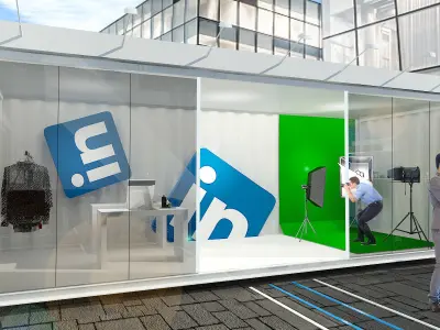 container booth 3D model