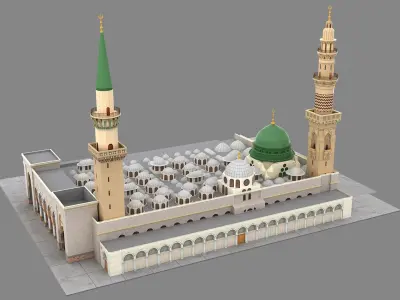  Masjid Al Nabawi Green Dome 