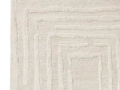 NILIMA WOOL RUG 3D model