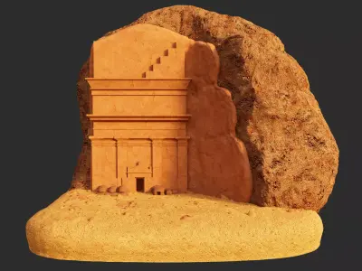 Qasr al Farid 3D model