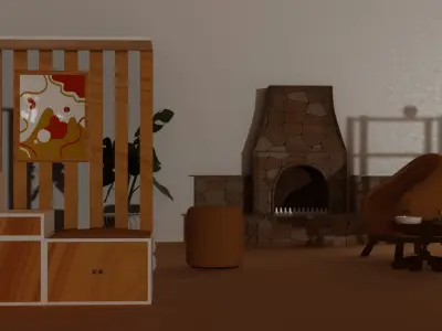Room Assets 01 3D model