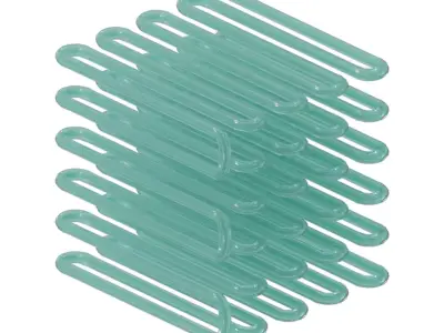 Transparent Condenser Coil 3D model