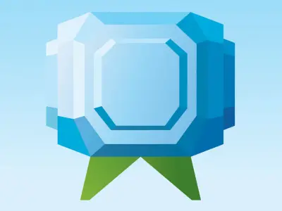 Diamond Berry Designer Table Lamp   3D print model