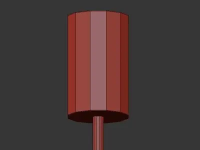 SUNSHINE chandelier with five lights 3D model