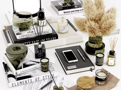 Decorative Set 01 3D model