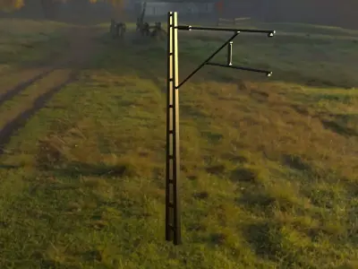 Overhead Wire System 3D model