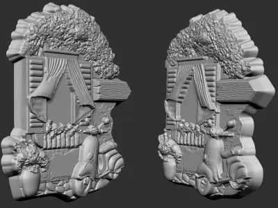 The Mediterranean Window 3D print model