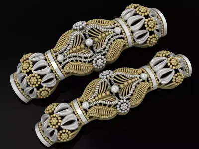 NEW 18 INDIAN BANGLES COMPLETE LOT  3D print model