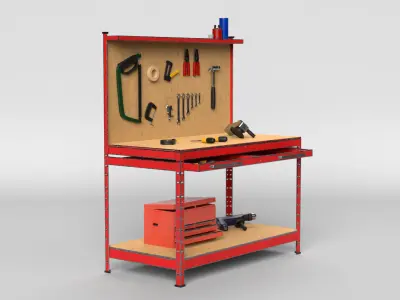 Workbench 3D model by Abrams-Design