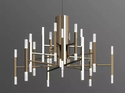 The Light LED Chandelier 3D model