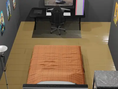 Living Room 3D model