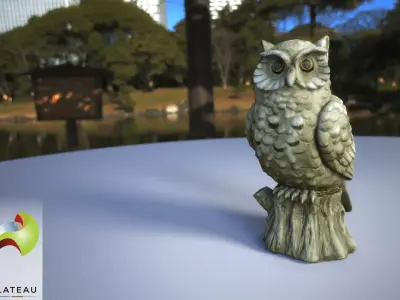 0001-05 Owl Light 3D print model