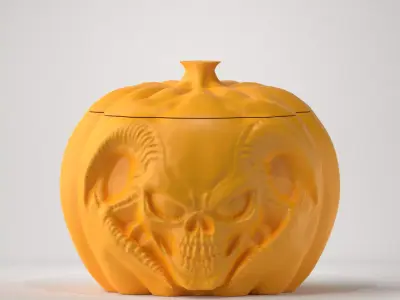 Jack-o-lantern 16 3D print model