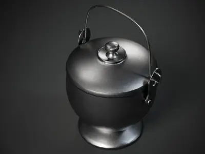 Cookware Low-poly 3D model