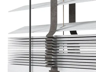 Wooden blinds Set 28 3D model