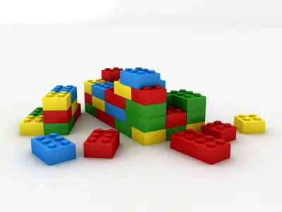 3D 3d Lego Model