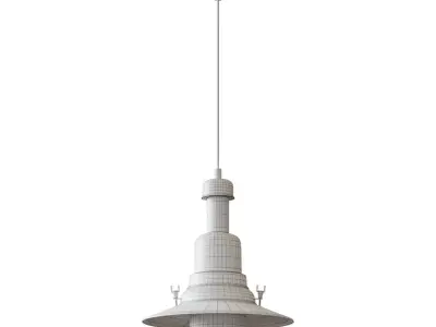 OTTAVA OTTAWA Hanging lamp aluminum 3D model