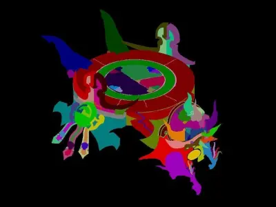 Game Transmission entrance - ejection station 01 3D model